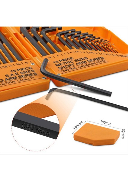 30 Parçalı Hex Anahtar Set Ball Anahtarı Metric Inç Hex Aracı Alçakgönüllü Anahtar Anahtarı (Yurt Dışından) fırsatları