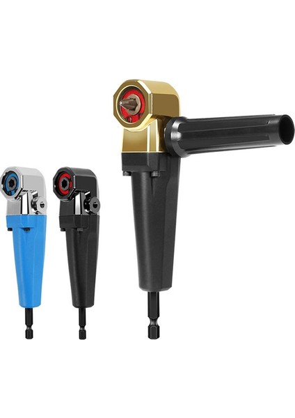 90 ° Dik Açılı Uzatma Sürücüsü Delme Açısı Adaptör Tornavida Hex Anahtarı Matkap Bit Soket Tutucu Güç Altına Blue (Yurt Dışından) fırsatları