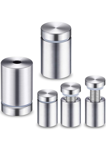 150 Paket Işaret Standoff Vidaları Reklam Vidaları Paslanmaz Çelik Duvar Sıkıştırma Montajlar Cam Akrilik Tırnak (1/2 x 1 Inç) (Yurt Dışından) fiyatları