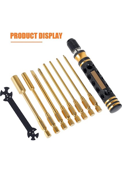 9 In 1 Rc Takım Kiti Rc Araç Alet Kiti Rc Araba Hobi Araçları Için Set Rc Hex Sürücü Tornavida (Yurt Dışından) fiyatları
