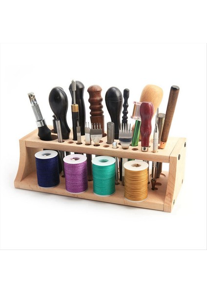 Takım Raf Dıy Deri Takım Rafı Deri Sanat Balmumu Hattı Depolama Kutusu Masif Ahşap Takım Saklama Kutusu A (Yurt Dışından) fırsatları