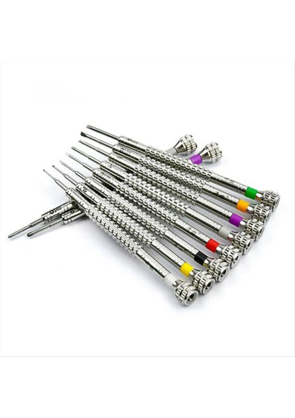 10PCS E113 Gözetmenler Için Hassas Tornavida Seti Setler Kuyumcular Düz Bıçak Tornavida Yedek Kafa Izle Araçları Kiti (Yurt Dışından) fırsatları