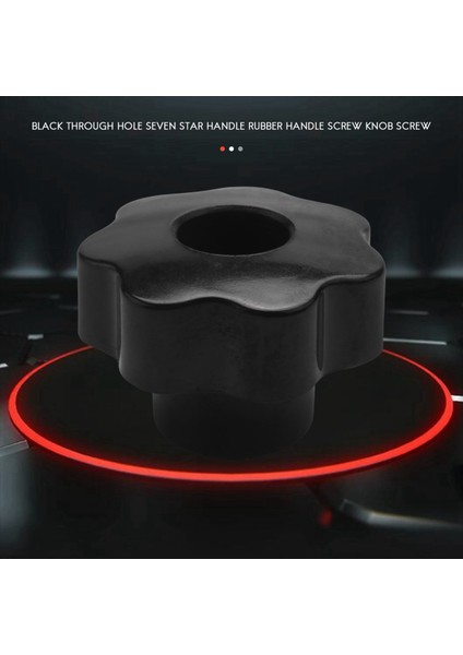 8x M10 10MM Dia Iplik Siyah Plastik Yıldız Kafa Kelepçesi Düğmesi Kavruğu (Yurt Dışından) fırsatları