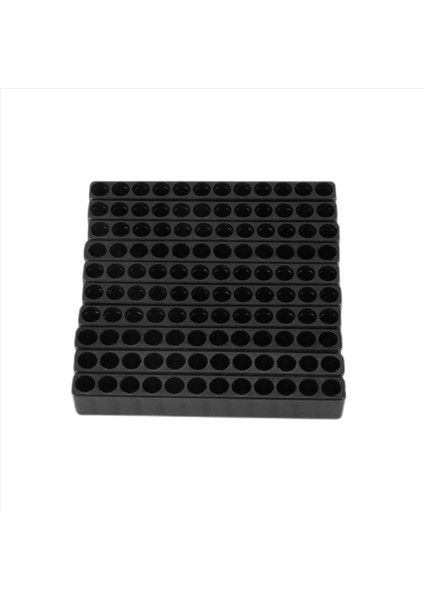 50PCS 12 Delikli Tornavida Biti Tutucu Kutu Blok Altı Açı 6 35MM Sap Için Siyah (Yurt Dışından) fiyatları