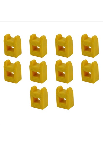 10X Tornavida Mıknatıslayıcı Deghaussing Demagnetizer Manyetik Pratik Pick Up Alet Rengi Sarı (Yurt Dışından)