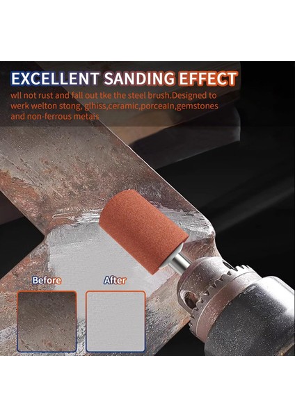 Dremel Döner Alet Için Zımparalama Bitleri 1/8 Inçlik Saplı Taş Zımparalama Matkap Bitleri 3 Şekil Zımpara Aksesuarları (Yurt Dışından) fırsatları