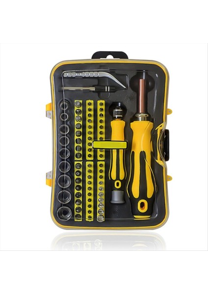 70 In-1 Interddroiver Kombinasyonu Cep Telefonu Pim Kafası Seti Özel Şekleli Tornavida Çok Fonksiyonlu Ev Alet Seti (Yurt Dışından)