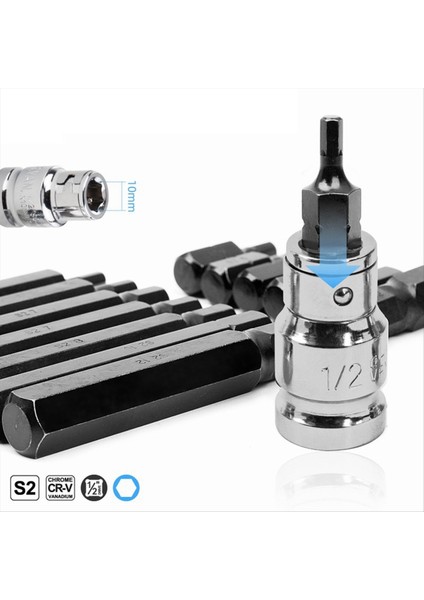15 Parçalı Altıgen Soket S2 Tornavida Başı Altıgen Yıldız Tornavida Seti (Yurt Dışından) fırsatları