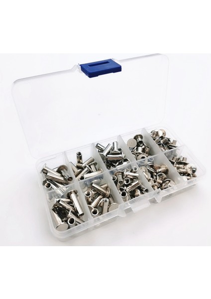 80 Set Chicago Vidaları 5 Boyutlar 6 10 12 15 18MM Bağlayıcı Vidalar Deri Bookbinding Albüm Dıy Crafts Için Perçinler Perçinler (Yurt Dışından) fiyatları