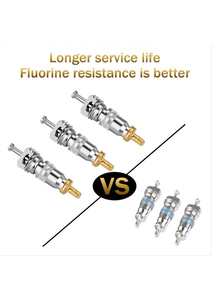 R410 R32 R22 R12 Için Hvac Valf Çekirdek Çıkarma Aracı Valf Çekirdekleri Somun ve R410 R32 Adaptörleri ile Valf Çekirdek Çıkarma (Yurt Dışından) fırsatları