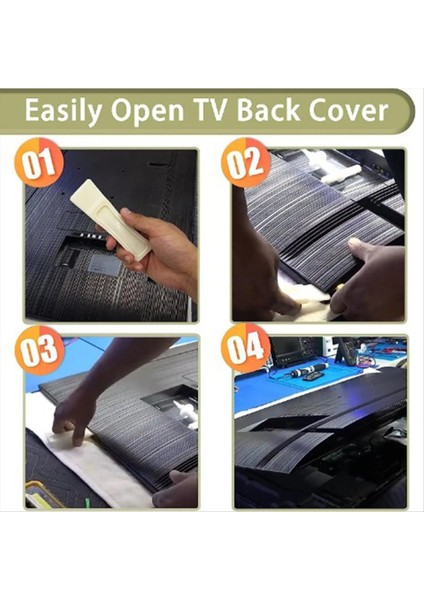 BN81-14946B Için BN81-12884 Samsung LCD Tv Vidasız Arka Kapak Kaldırma Aracı Çok Fonksiyonlu Tornavida Siyah (Yurt Dışından) modelleri