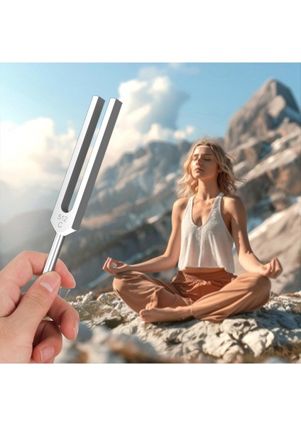 2pcs 512Hz Tuning Forks Seti Alüminyum Alaşım Tutma Çiçekleri Çekiçli Çatallar Ses Iyileştirme Terapisi ve Yoga&#39 Yı Iyileştirmek Için (Yurt Dışından) indirimleri