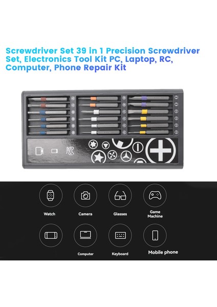 Tornavida Seti 39&#39 Da 1 Hassas Tornavida Seti Aracı Kit Pc Dizüstü Bilgisayar Rc Bilgisayar Telefon Onarım Kiti (Yurt Dışından) fiyatları
