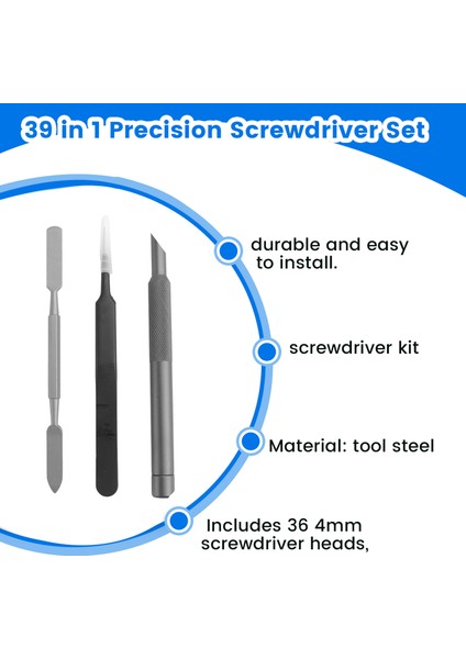 Tornavida Seti 39&#39 Da 1 Hassas Tornavida Seti Aracı Kit Pc Dizüstü Bilgisayar Rc Bilgisayar Telefon Onarım Kiti (Yurt Dışından) modelleri