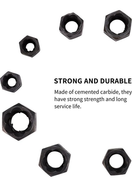 Kırık Somun Çıkarıcı 10 Parçalı Set Alüminyum Kutu Kırık Tel Cıvata Çıkarıcı Kafası Altıgen Vida Aleti Kısa Paragraf (Yurt Dışından) fırsatları