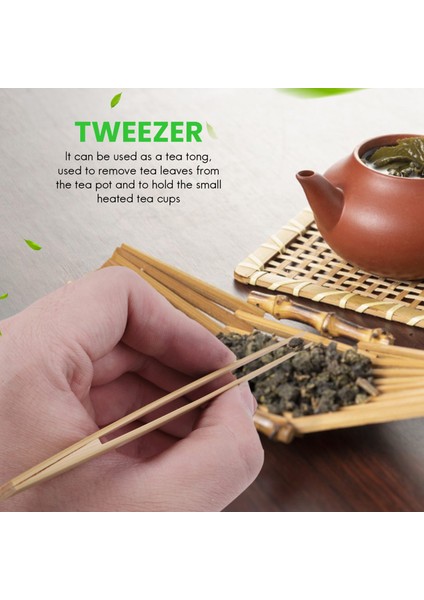 Sivri Uç Bambu Düz Cweezer Çay Maşa Kullanışlı Alet (Yurt Dışından) fiyatları