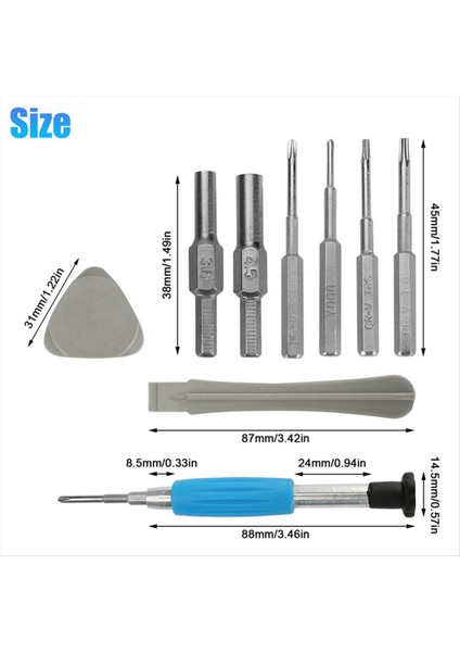 T6/t8 Tornavida Hizmet Kiti Anahtar Kolu Psp Gba Için Uygundur (Yurt Dışından) fiyatları