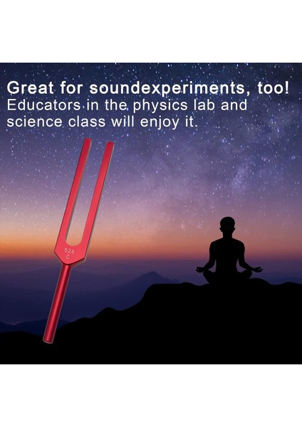 Tuning Fork 528 Hz Çakra Ses Terapisi Vücut Zihin ve Ruhu Uyum Kırmızı Iyileştirmek Için Çatal Tuning (Yurt Dışından) modelleri