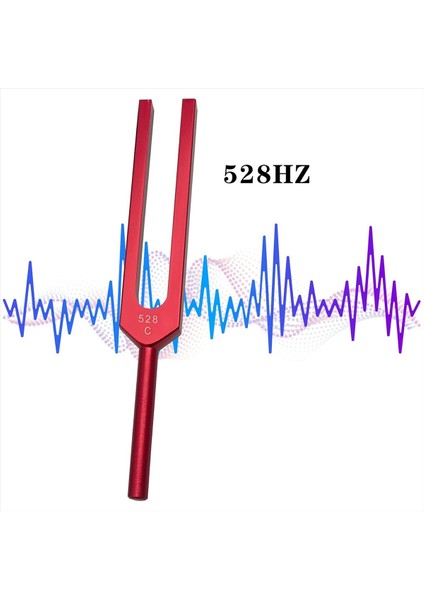 Tuning Fork 528 Hz Çakra Ses Terapisi Vücut Zihin ve Ruhu Uyum Kırmızı Iyileştirmek Için Çatal Tuning (Yurt Dışından) fırsatları