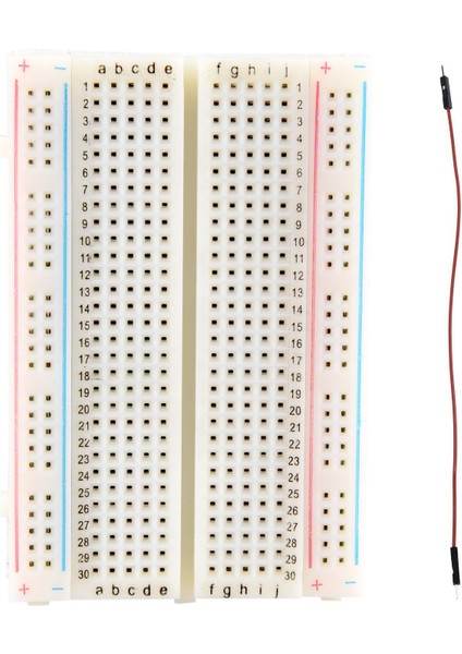Breadboard Deney Tahtası Breadboard 400 Kontaklar ve 40PCS 20CM 2 54MM Erkek - Erkek Breadboard Jumper Tel Kablosu Arduino (Yurt Dışından) fırsatları