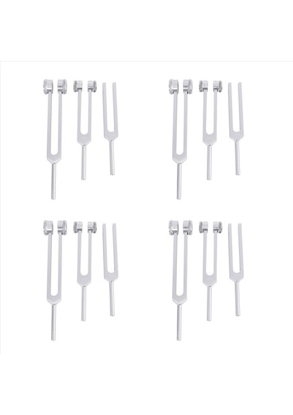 12 Pc Seti Alüminyum Duyusal Ayarlama Çatalları C 128 256 512 (Yurt Dışından)