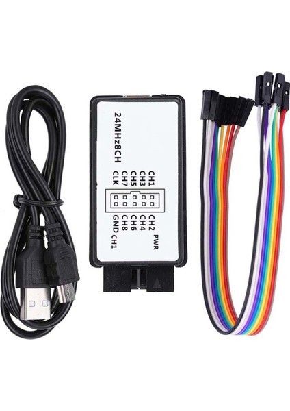 Mantık Analizörü 24MHZ Mantık Analizör Cihazı USB Mantık Analizör Cihazı Seti Mini Dijital Cep Boyutu 8 Kanal Giriş Bellek (Yurt Dışından) indirimleri