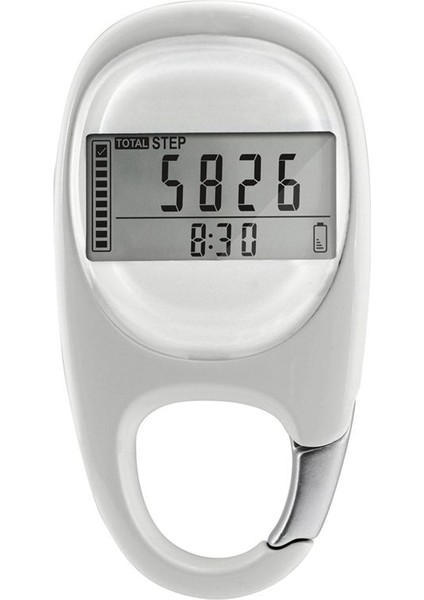 Çok Fonksiyonlu 3D Indüksiyon Pedometre Adımı Sayma Doğru Taşınabilir Mini Fitness Yürüyüş Basamakları Sayımı (Yurt Dışından)