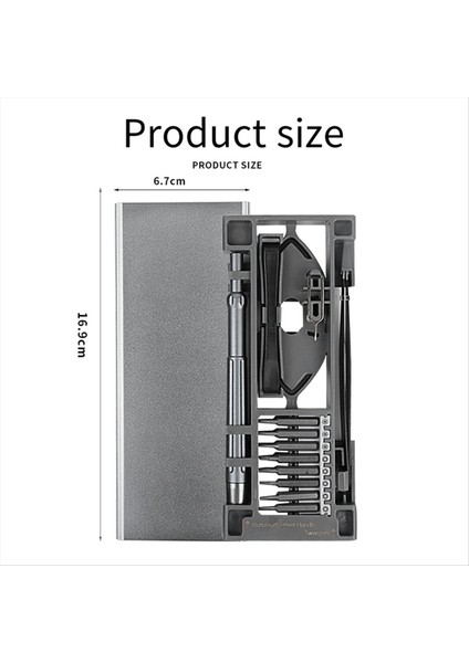 24 Arada Hassas Tornavida Seti Cep Telefonu Onarım S2 Sökme Aracı Alüminyum Alaşım Çok Fonksiyonlu Kombinasyon Seti (Yurt Dışından) fiyatları