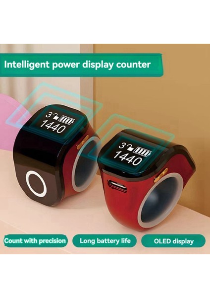 Dijital Sayaç Taşınabilir Noktalar Şarj Edilebilir Yüzük Halka Fikir Tally Sweun (Yurt Dışından) fırsatları