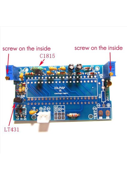 2x Voltmetre Dıy Kit Parçaları ICL7107 Metre Kafa Dijital Voltmetre (Yurt Dışından) modelleri