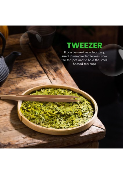 Sivri Uç Bambu Düz Cweezer Çay Maşa Kullanışlı Alet (Yurt Dışından) fırsatları