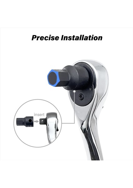 3/8 Inç Sürücü Düşük Profilli Etkisi Altıgen Sürücü Seti 16 Adet Sae/metrik 1/4-3/4 Inç 6-19MM Cr-Mo Çelik (Yurt Dışından) modelleri