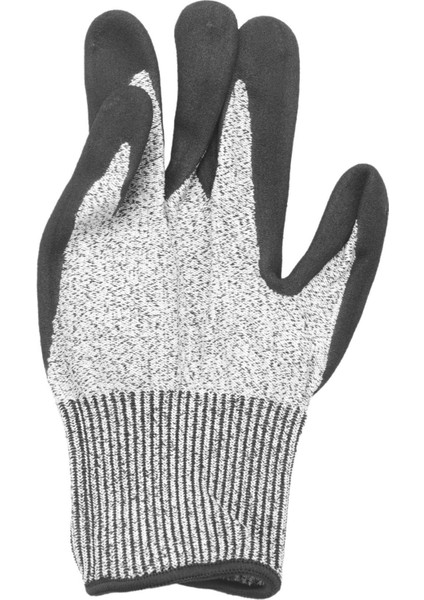 Seviye 5 Kesim Dayanıklı Eldivenler 3D Konfor Streç Uyum Dayanıklı Güç Kavrama Köpük Nitril Akıllı Touch Gri 2 Çift (L) (Yurt Dışından) modelleri