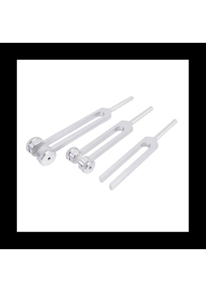 6 Pc Seti Alüminyum Duyusal Ayarlama Çatalları C 128 256 512 (Yurt Dışından) modelleri