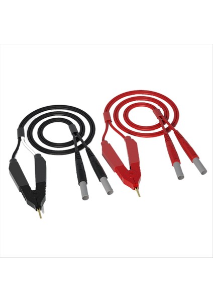 Kelvin Testi Lcr Kurşun Dip Direnci 4 Telli 4mm Fener Fiş Klip Orichalum Kaplama Kelvin Probları J 70075 (Yurt Dışından)