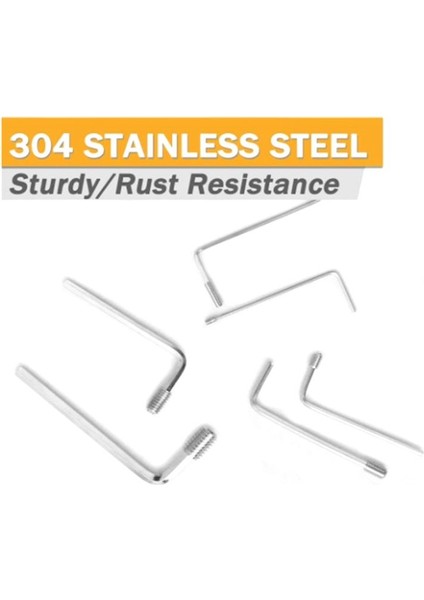 12PCS Tornavida ve Vida Çiftlik Kiti Dahili Altı Kupa Nokta Vidaları Set 304 Paslanmaz Çelik Grub Vida M2 5-M8 (Yurt Dışından) modelleri