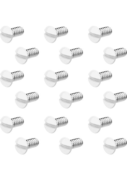 240 Pcs 3/8 Inç Uzunluğunda 6-32 Iplik Beyaz Duvar Plakası Vidaları Çıkış Kapağı Vidaları Duvar Plakası Vidaları Elektrik Vidaları (Yurt Dışından)