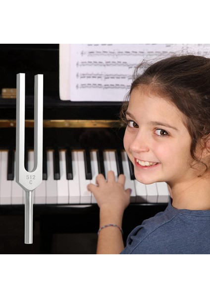 2x Alüminyum Alaşım Ayarlama Çatalları 512Hz Sinir Sistemi Için Çekiçli Çatal Çatal Ses Iyileştirme Terapisi (Yurt Dışından) fırsatları