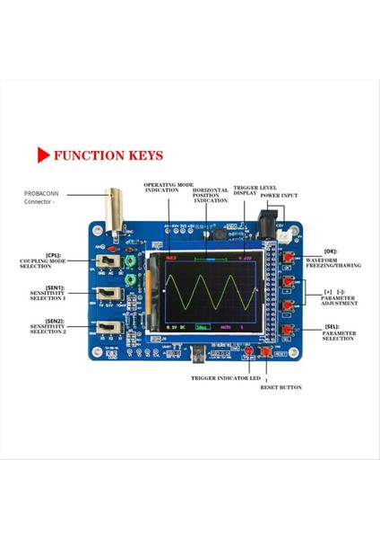 DSO138 Dijital Osiloskop Dıy Kit Mikrodenetleme Devre Kart Montaj Kaynak Parçaları (Yurt Dışından) indirimleri