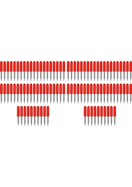 100PCS Yedek Kesme Bıçakları Cricut Air 2 /air 3 /maker Ifadesi 45 Derece Standart Ince Point Bıçakları (Yurt Dışından)