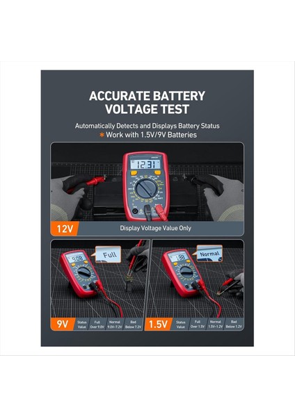 Timsah Klipsleri ve AM3D 2000 ile Ayarlanan 8pcs Multimetre Test-Leads Multimeter Sayıyor (Yurt Dışından) fiyatları