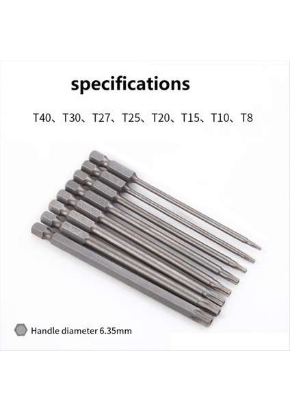 8pc 100MM Tornavida Seti S2 Çok Amaçlı Genişletilmiş Tornavida Tornavida Tornavida Altıgen Saplı (Yurt Dışından) fiyatları