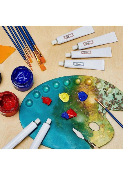 48PCS Boş Alüminyum Boya Tüpleri Mağaza Için 20 ml Kalan Boya Akrilik Yağları Suluboya Adaları 4 Sayfa Etiketi ile (Yurt Dışından) modelleri