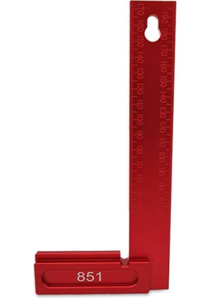 200MM Alüminyum Dik Açı Cetveli Ağaç Işleme Yükseklik Cetveli Inç Dik Açı Cetvel (Yurt Dışından)