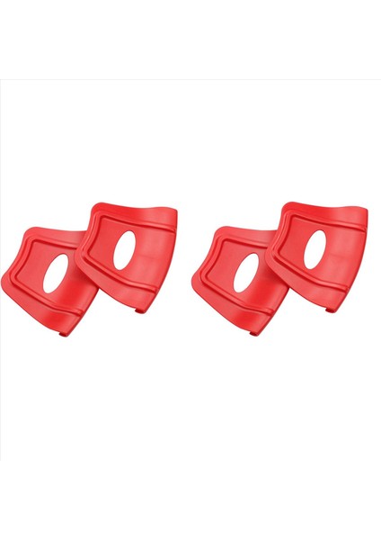 Tekerlek Kısır Kalkan Rimshield Kalkanı Koruyucu Aracı Motosiklet Bisikleti Için Atv Quad Lastik Lastik Kurulumu 4pcs Kırmızı (Yurt Dışından)
