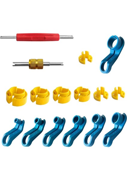 16PCS Yakıt Hattı Bağlantısı Çıkarma Aracı Seti 1/4 5/16 3/8 1/2 5/8 3/4 7/8inç Yakıt Hattı Kaldırma Aracı Araç Ac Yakıt Hattı Için (Yurt Dışından)