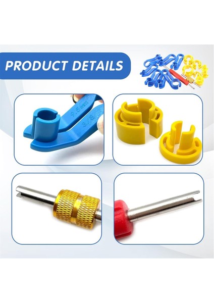 16PCS Yakıt Hattı Bağlantısı Çıkarma Aracı Seti 1/4 5/16 3/8 1/2 5/8 3/4 7/8inç Yakıt Hattı Kaldırma Aracı Araç Ac Yakıt Hattı Için (Yurt Dışından) modelleri
