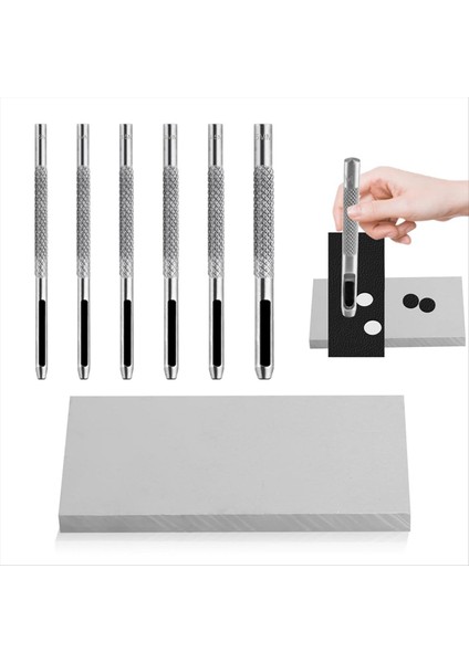 9 Parçalı Delme Aracı Dikiş Yumruklama Aracı Için Içi Boş Yumurta Seti Deri Izleme Kayışı Kemer Yumruklama Aracı (Yurt Dışından)