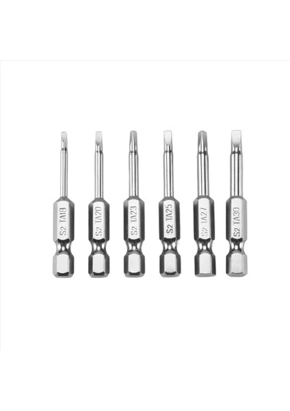 6pcs S2 Çelik Üçgen Vida Bitleri Manyetik Tornavida Biti Anti Kayma Üçgen Vidalı Baş 1 8/2/2 3/2 5/2 7/3 mm Damla (Yurt Dışından)