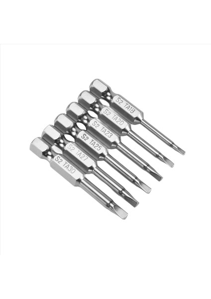 6pcs S2 Çelik Üçgen Vida Bitleri Manyetik Tornavida Biti Anti Kayma Üçgen Vidalı Baş 1 8/2/2 3/2 5/2 7/3 mm Damla (Yurt Dışından) modelleri